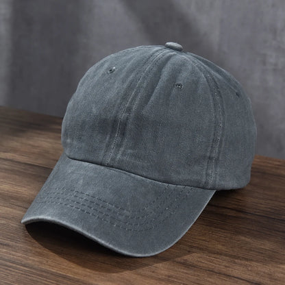 Unisex Cotton Baseball Cap Washed Cloth Men Women Snapback Truck