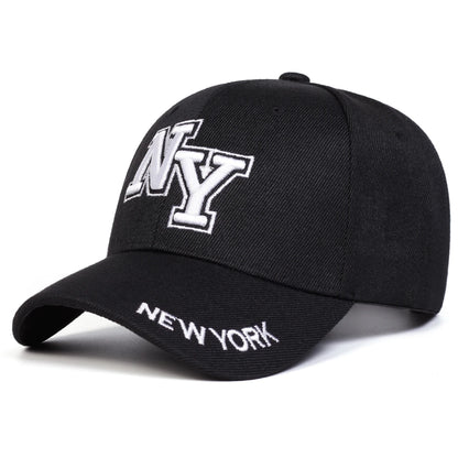Unisex NY Letter Embroidery Baseball Caps Spring and Autumn