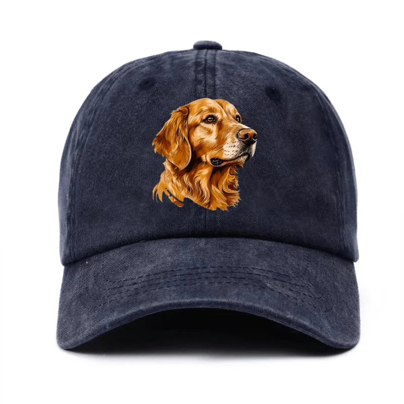 Golden Retriever Printed Baseball Cap