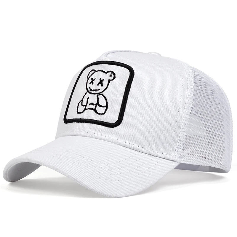 Unisex XX Little Bear Embroidery Baseball Caps