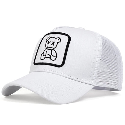 Unisex XX Little Bear Embroidery Baseball Caps