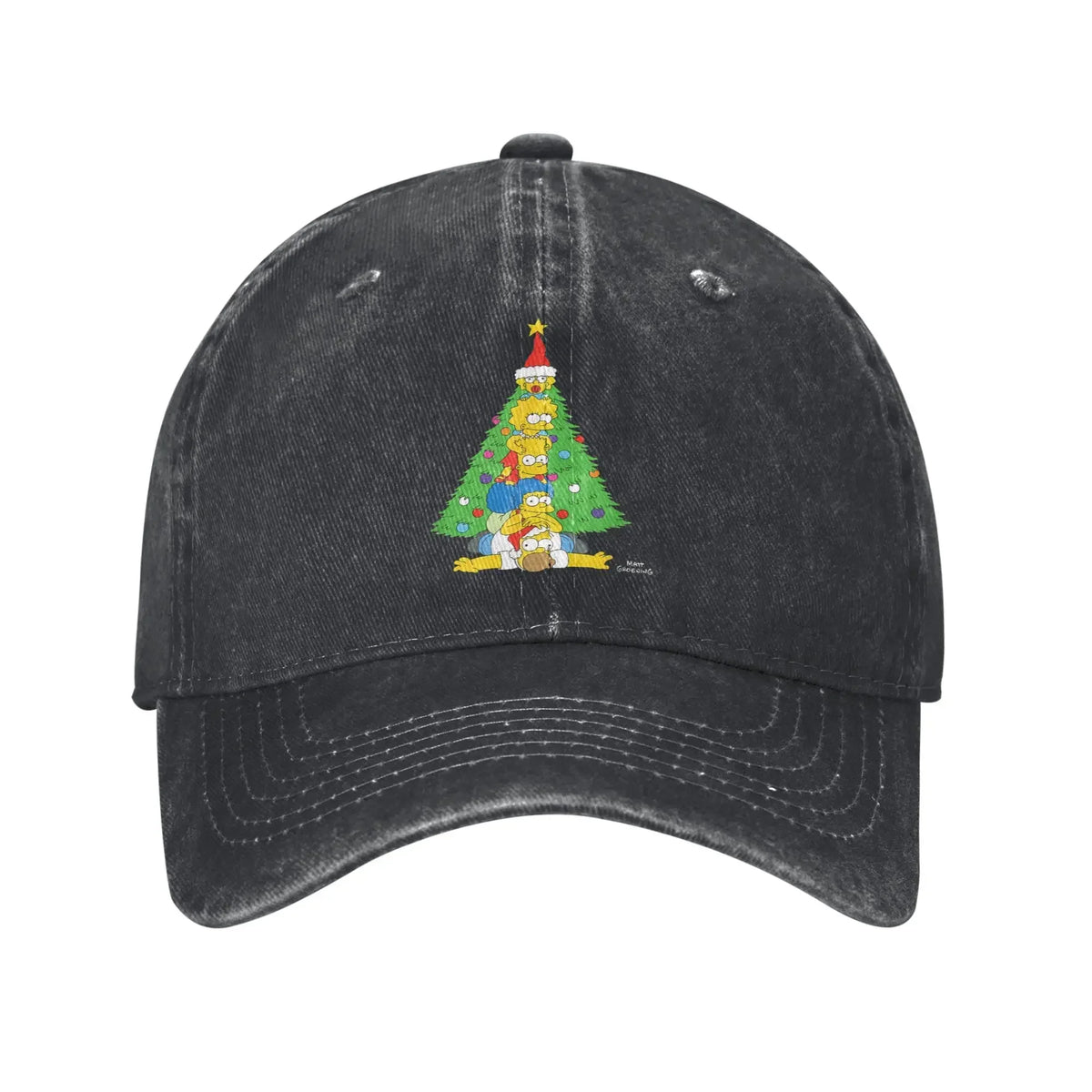 The S-simpson Tree Stack Washed Baseball Cap