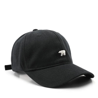 Polar Bear Embroidery Hip Hop Hat Baseball Cap