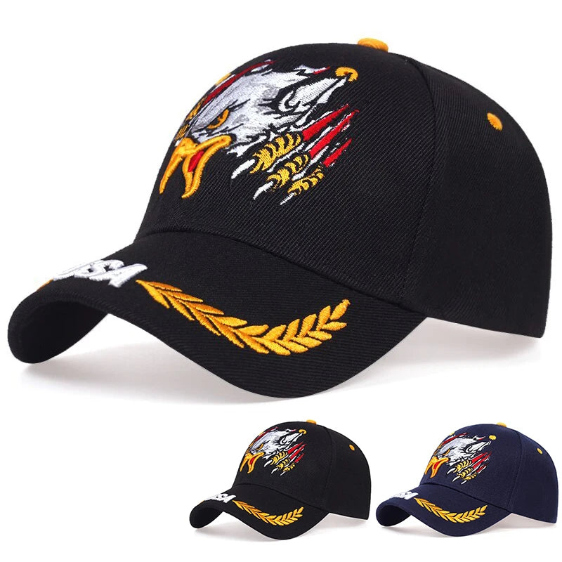 Unisex USA Eagles Embroidery Baseball Caps Spring and Autumn Outdoor