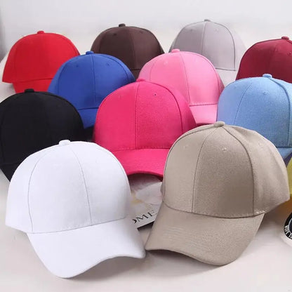 Candy Color Cute Baseball Caps For Children Kids