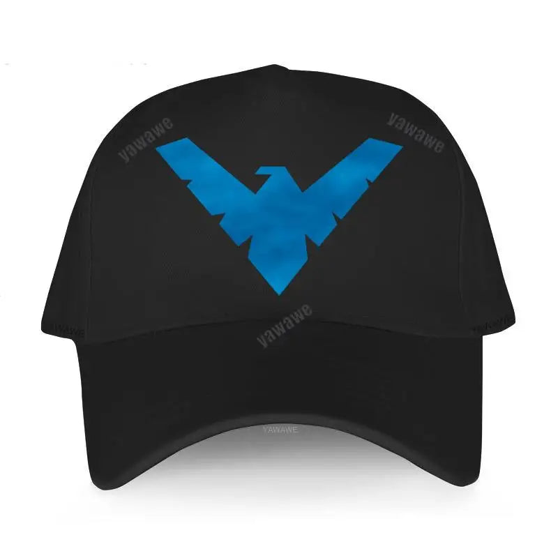 Nightwing-Batman Geïnspireerd Logo Embleem Robin Gray Teens Baseball Cap