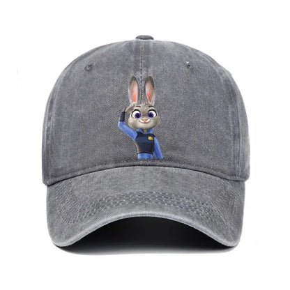 Zootopia Cartoon Judy Print Baseball Cap