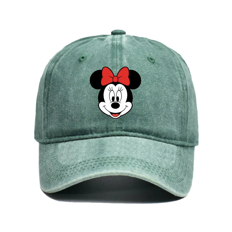 Mickey Minnie Print Baseball Cap For Men Women