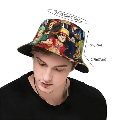 Bucket Hats One Piece Team Luffy