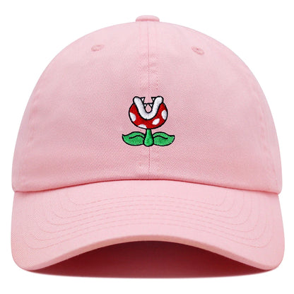 Piranha Plant Dad Hat Embroidered Cartoon Cute Mushroom Baseball Cap