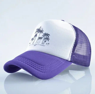Snapback Mesh Baseball Cap Summer Outdoor Sport Hats