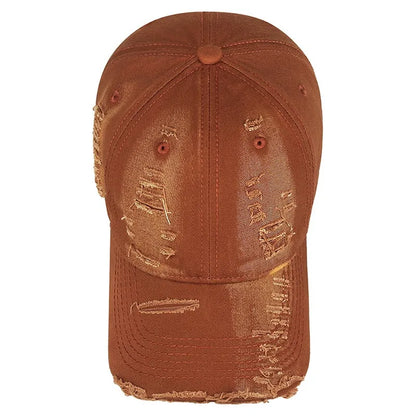 Cool Fashion Women Men Ripped Denim Cotton Baseball Cap Male Female Four Seasons
