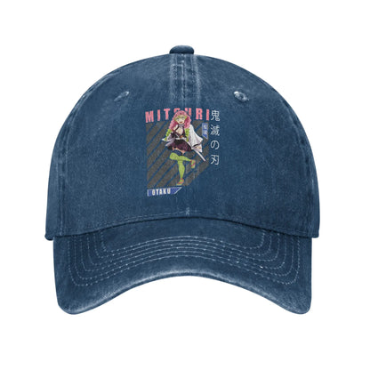 Pure Color Dad Hats Mitsuri Kanroji Otaku Baseball Caps Demon Slayer
