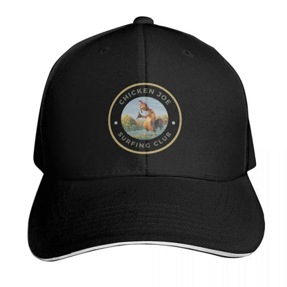 Chicken Joe Surfing Baseball Cap
