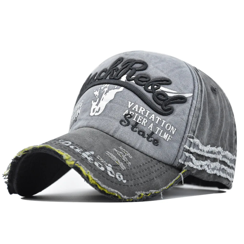 Fashion Cotton Baseball Cap Snapback Mesh Hats Hip Hop Caps