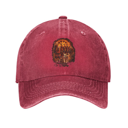 Washed Baseball Cap Aloka Dog Walk for Peace Baseball Caps