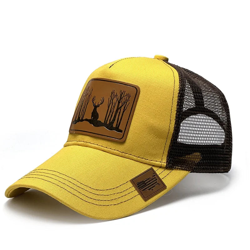 Fashion Leathers Luxury Baseball Caps Female Male Sport Visors