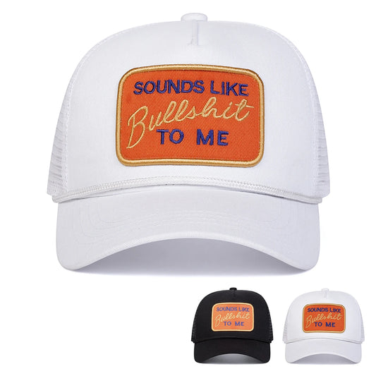 Unisex Letter Embroidery Baseball Net Caps