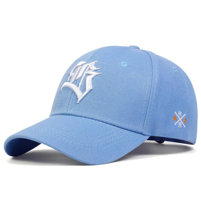 Unisex Gothic Letter Embroidery Baseball Caps