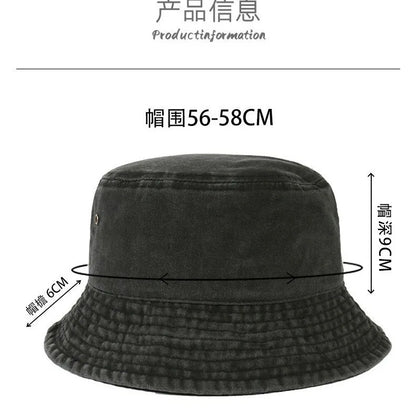 Bucket Hat Fashion Washed Denim Cap Design Panama Hats