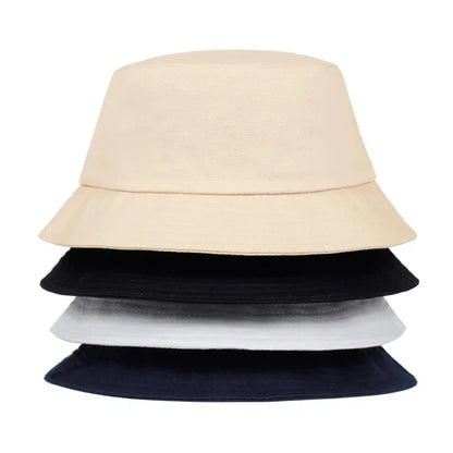 Unisex Solid Color Bucket Hat - Lightweight & UV Protection For Outdoor