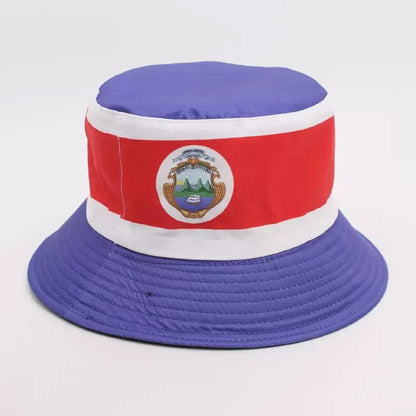 Flag Print Cheer Hat Bucket Hat