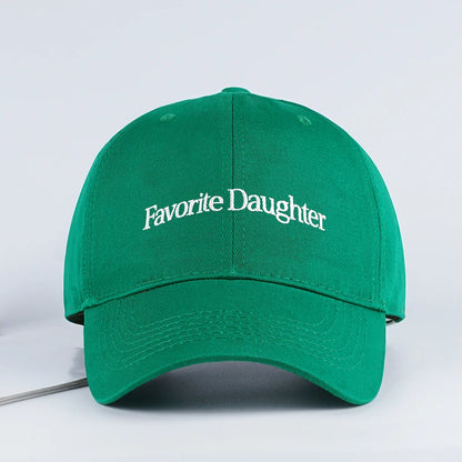 Fun “Favorite Daughter” Embroidered Soft-Peak Baseball Cap