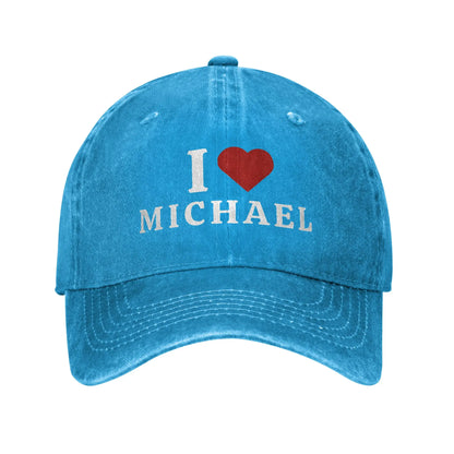 King of Pop Michaeles Jacksones MJ Print Baseball Cap