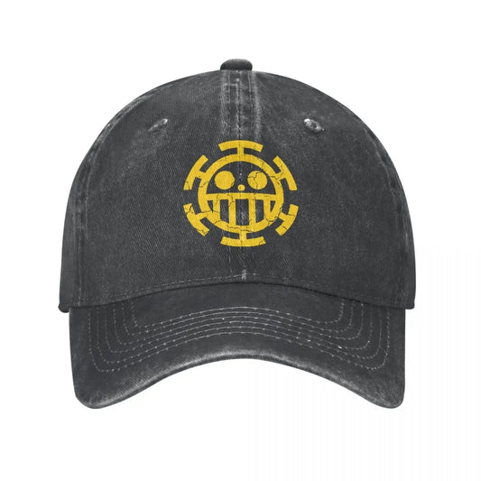 Skull One-Piece Anime Summer Autumn Cap Hats Dad Baseball Cap