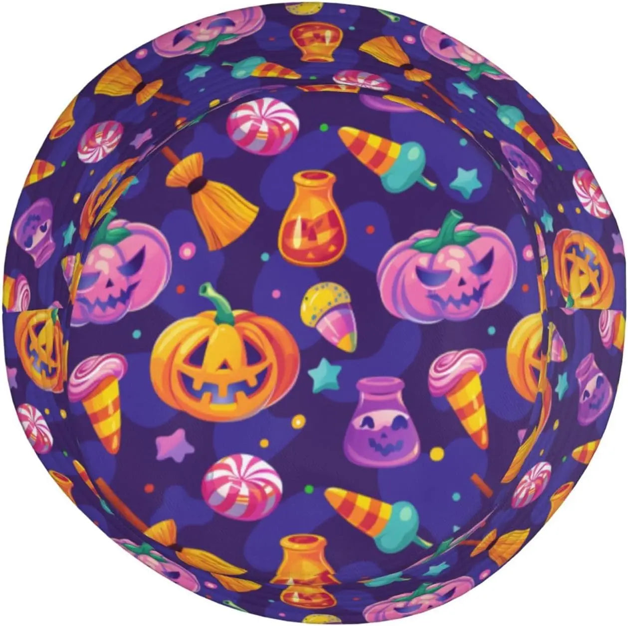 Cartoon Pumpkin Halloween Bucket Hat Pumpkin Hat Cap