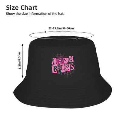 Love Bites AJ Lee Spider Logo Bucket Hat