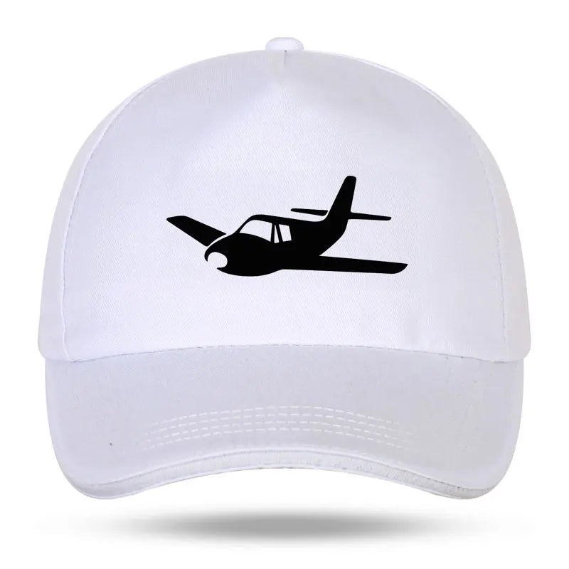New Men Women Fashion Airplane Pilot Wings Funny Print Baseball Caps