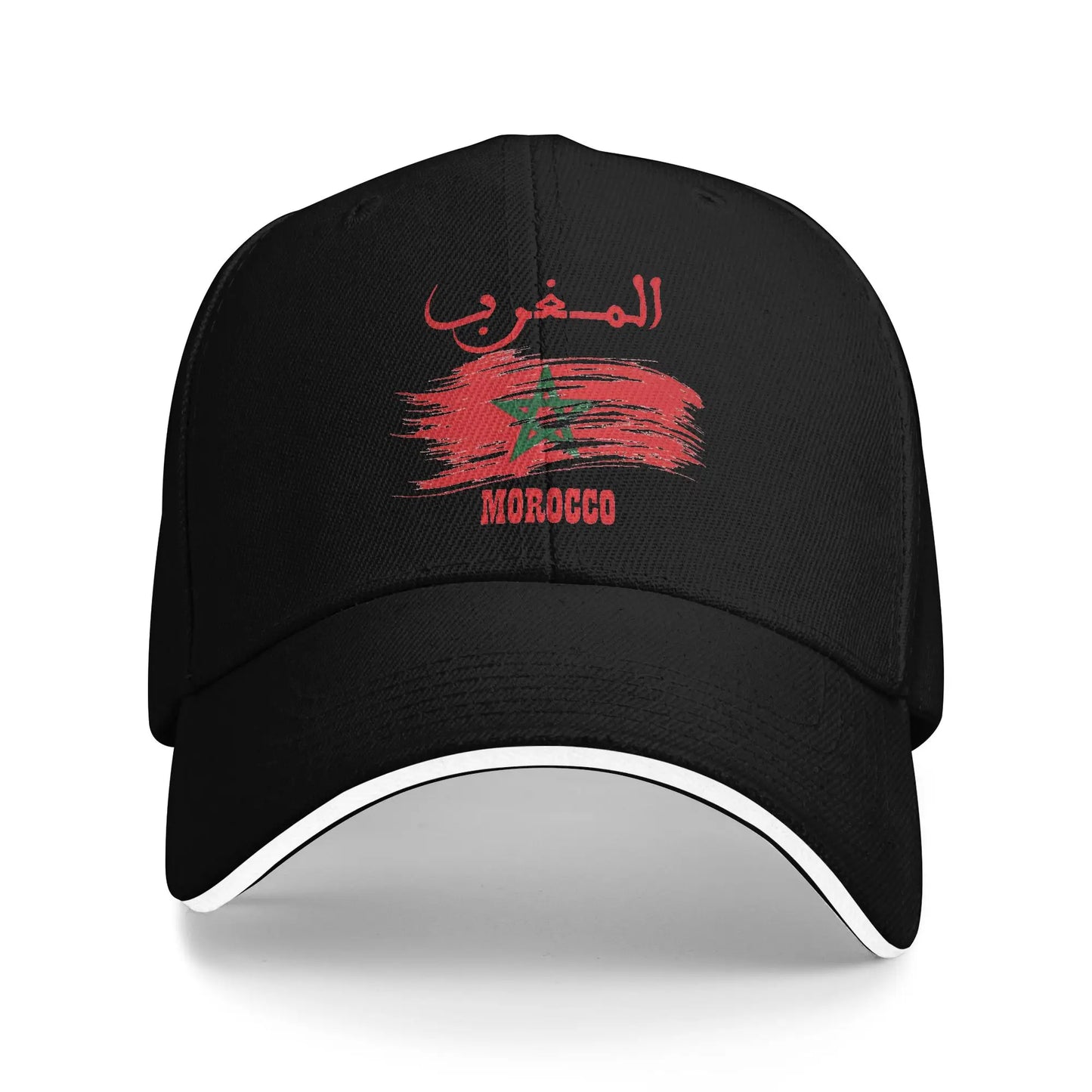 New Design Baseball Cap Morocco Heart Flag Morocco Of Arms Wear