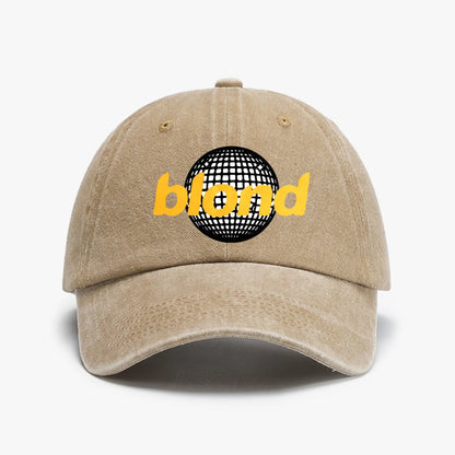 Blonde Open Ocean Baseball Cap