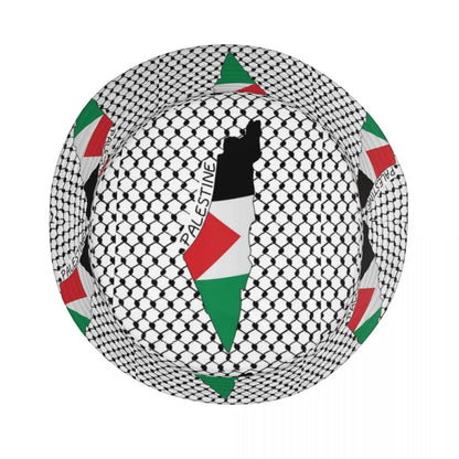 Palestine Flag Map Palestinian Kufiya Hatta Keffiyeh Bucket Hat Panama Hat Fisherman Hats