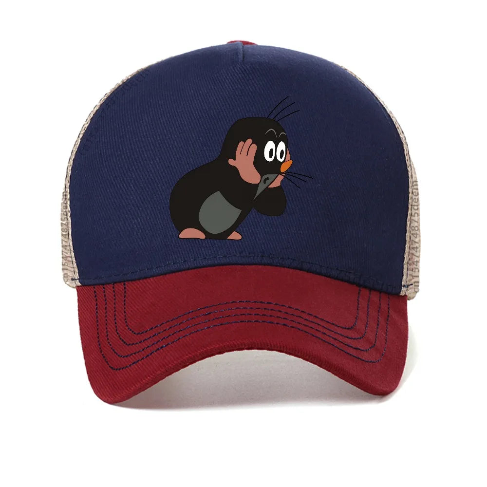 Krtek Cartoon The Story Of A Mole Mesh Baseball Cap