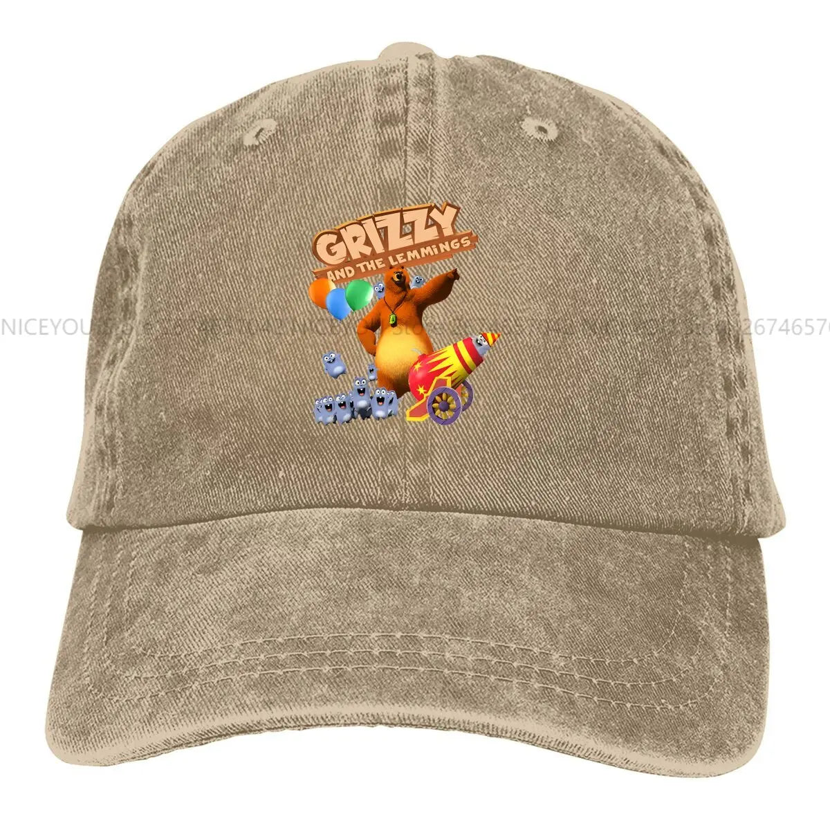 Grizzy and the Lemmings Baseball Cap
