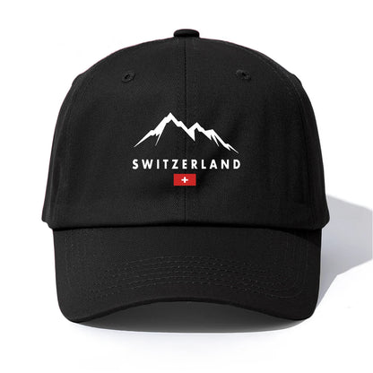 SWITZERLAND Print Baseball Cap For Adults