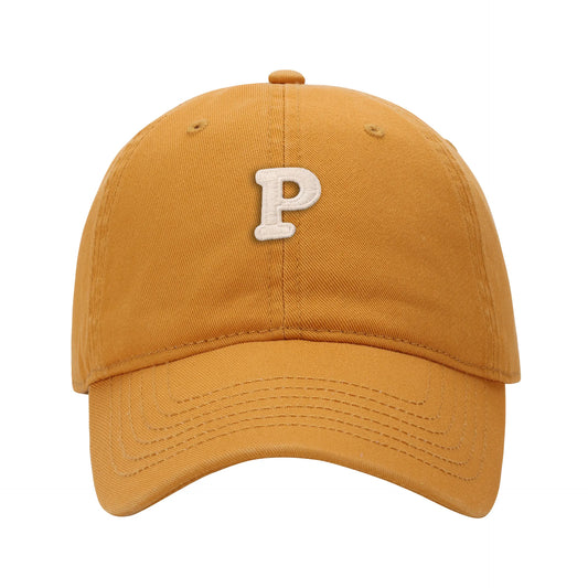 Letter P Duckbill Cap Casual Fashion Versatile Street Baseball Cap