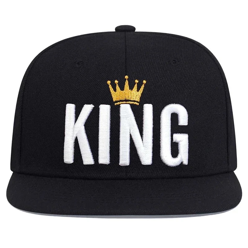 Unisex Crown KING Embroidery Hip-hop Hats Spring And Autumn Outdoor