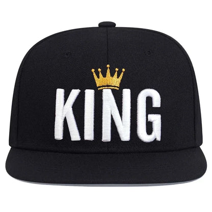 Unisex Crown KING Embroidery Hip-hop Hats Spring And Autumn Outdoor