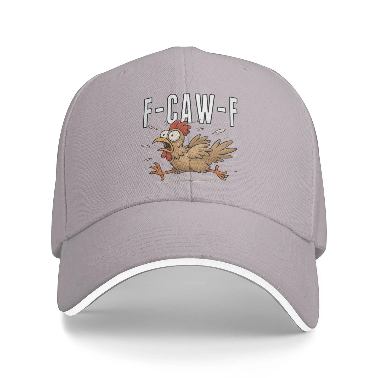 Men Women Funny F-Caw-F Chicken FCAWF Hat Cool Baseball Cap