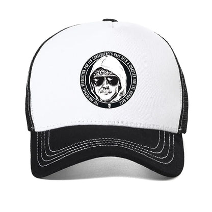 U Is For Unabomber Retro Mesh Baseball Cap