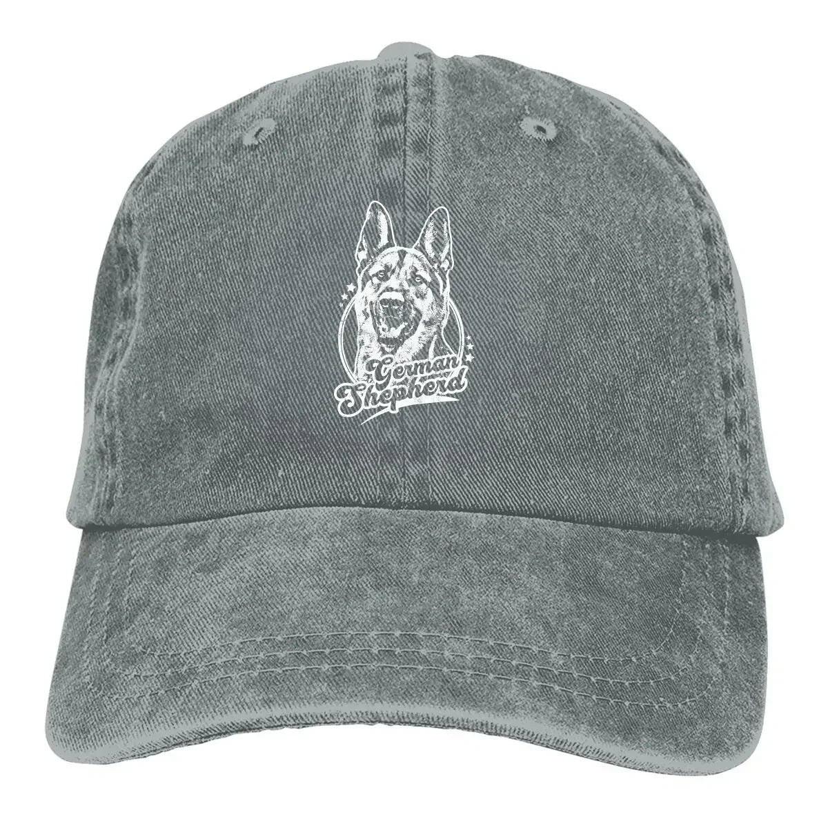 German Shepherd K-9 Washed Baseball Cap