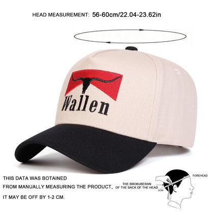WALLEN Letter Embroidery Baseball Caps