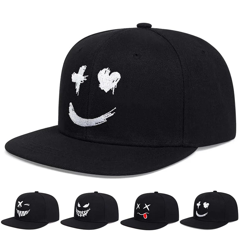Unisex Personalized Embroidery Hip-hop Hats Spring Snapback Caps