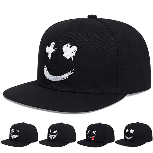 Unisex Personalized Embroidery Hip-hop Hats Spring Snapback Caps
