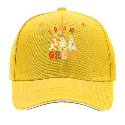 Halloween Ghost Boo-Havior Crew Sandwich Baseball Cap