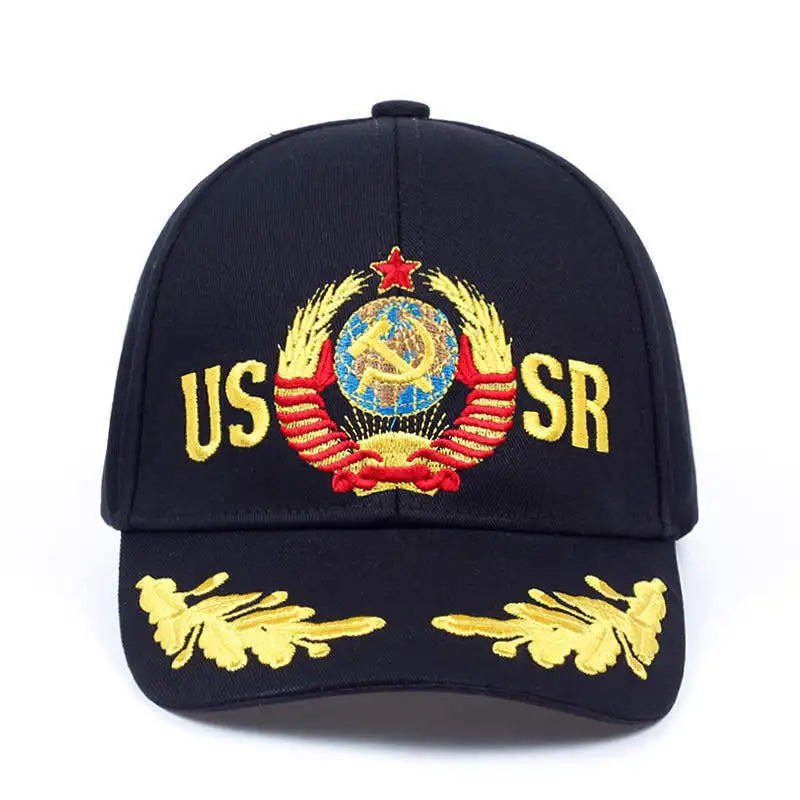 CCCP USSR Baseball Cap Cotton Russian National Emblem Embroidery Snapback Caps For Men Women
