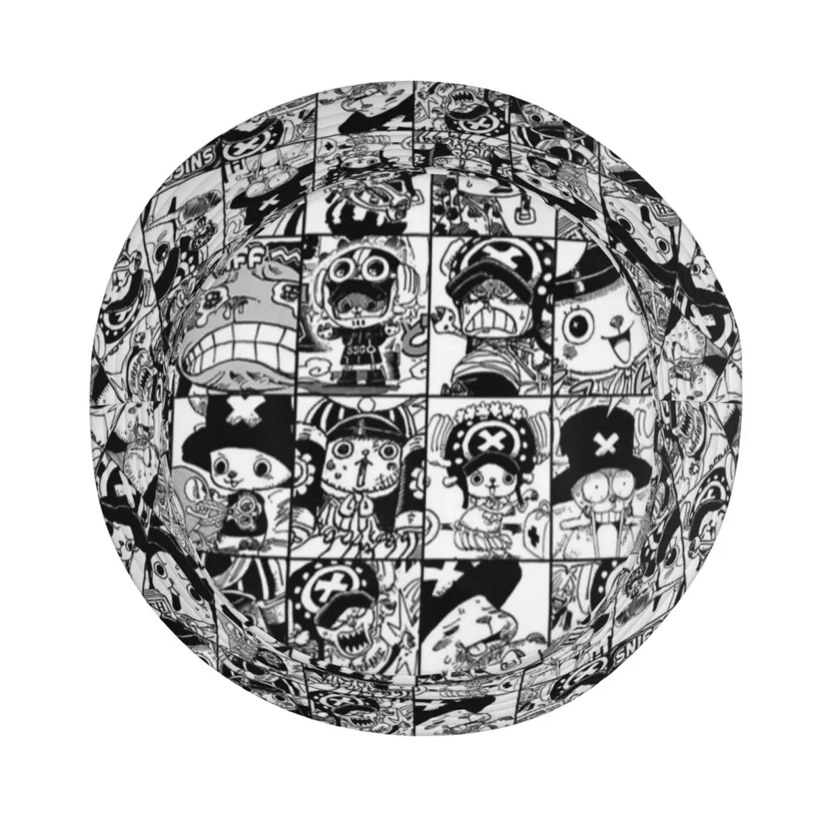 Japanese Anime Bucket Hat Summer Travel Headwear Accessories One Piece Fishing Caps for Outdoor Unisex Bob Hat Foldable